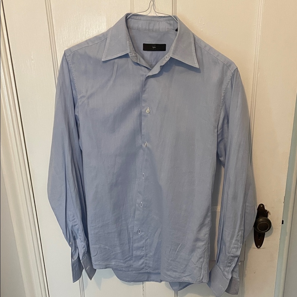 Z Zegna Cotton Dress Shirt 38-15